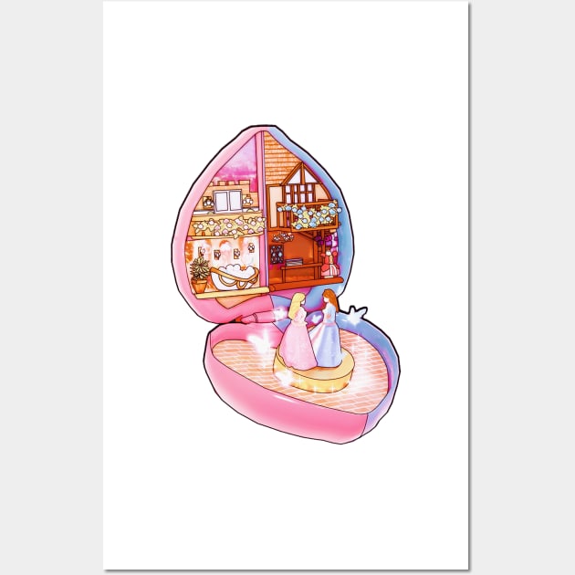 Pocket House Princess and the Pauper Wall Art by VelvepeachShop